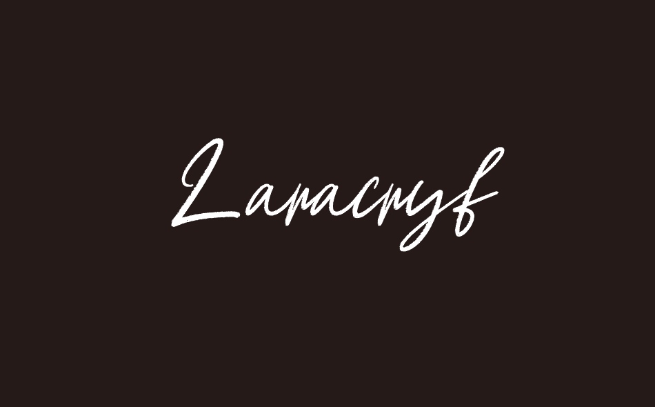 Laracryf font big