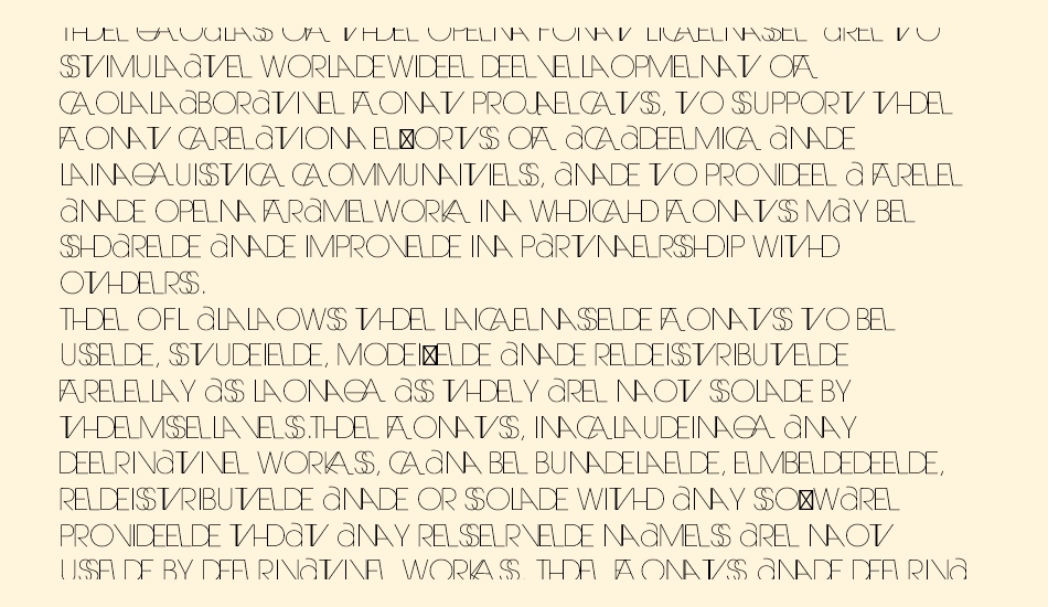 Laranjha Pro Fraco font 1
