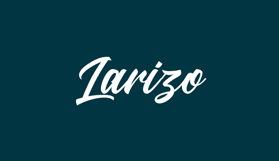 Larizo DEMO font big