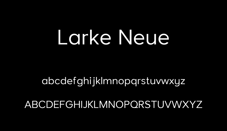 Larke Neue font