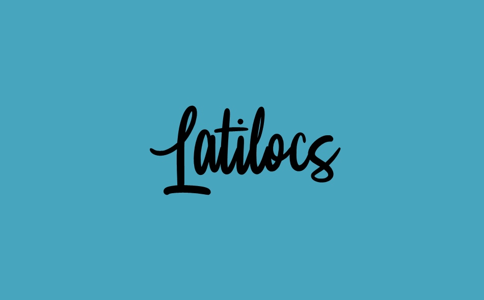 Latilocs font big