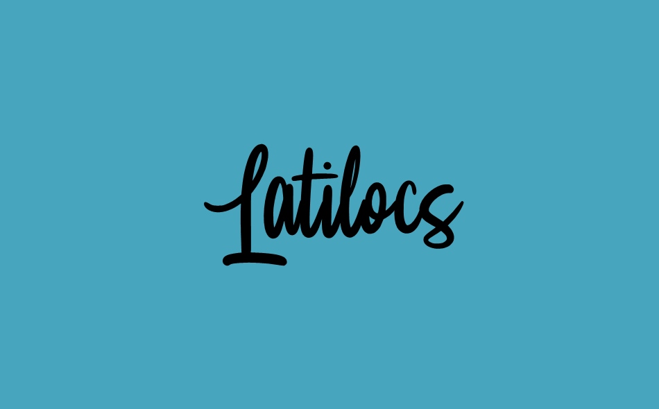 Latilocs font big