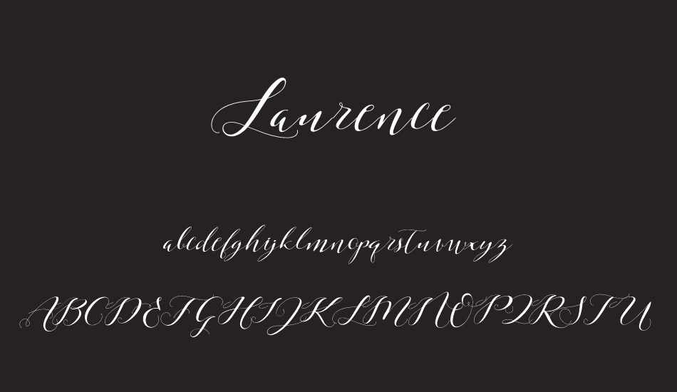 Laurence font