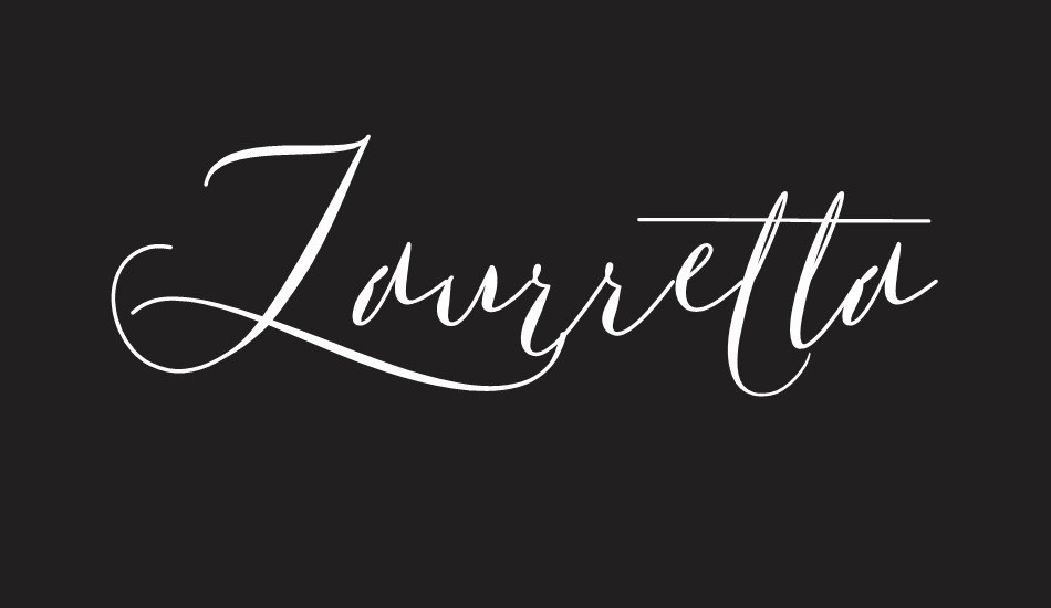 Laurretta font big