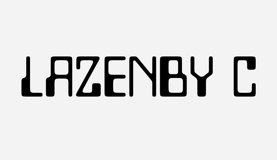 Lazenby Computer font big