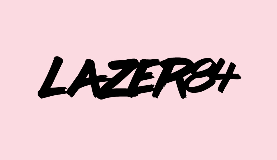 lazer84 font big