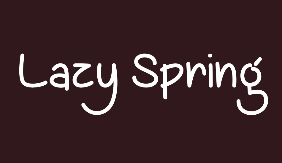 lazy-spring-day-demo font big