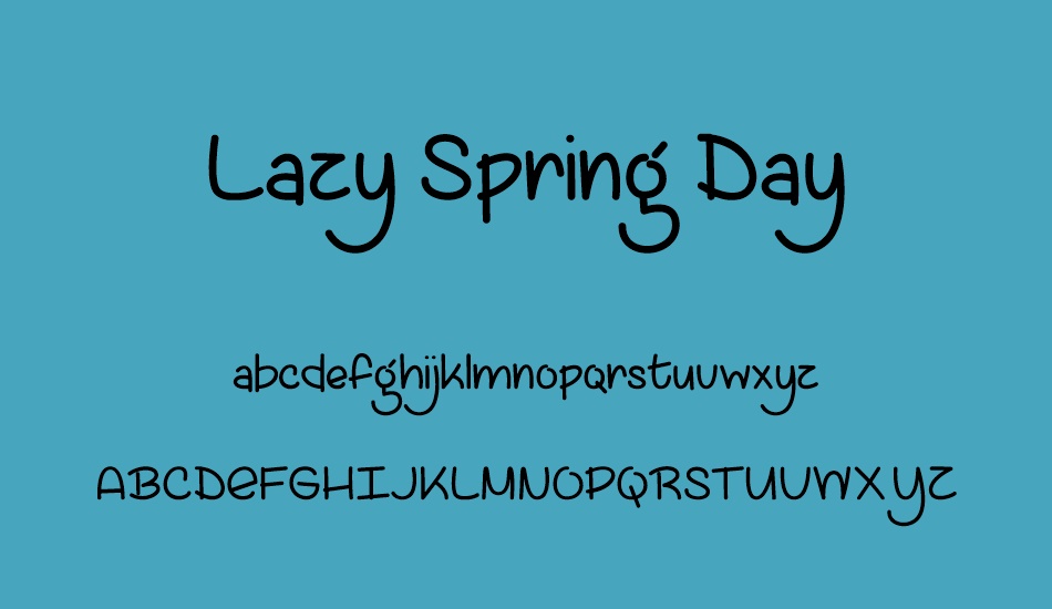 lazy-spring-day-demo font