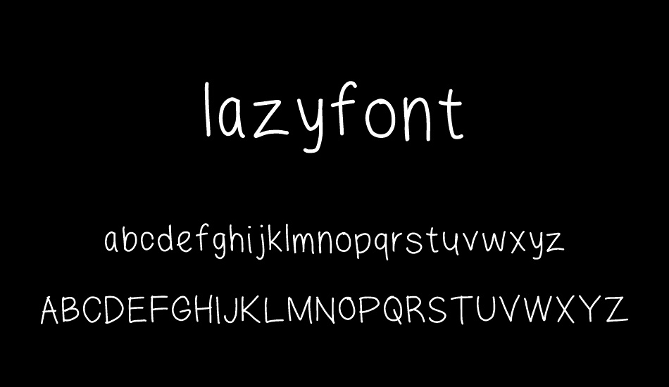 lazyfont font