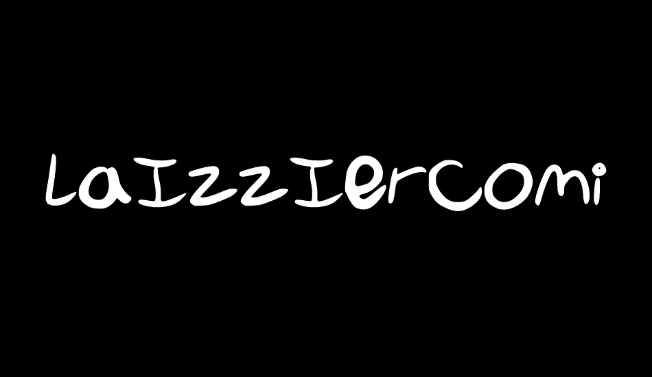 LaIzzIerComiC font big