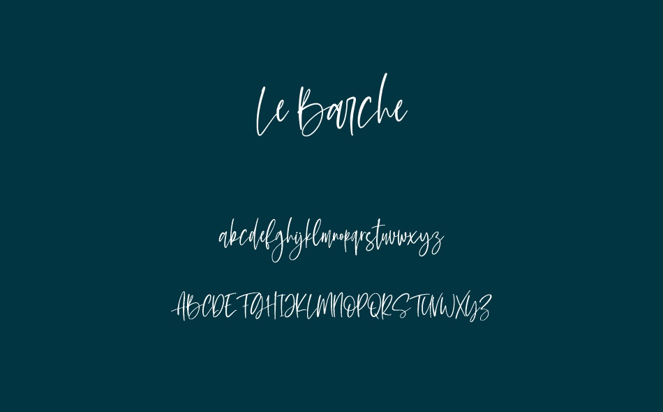 Le Barche font