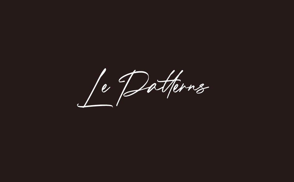 Le Patterns font big