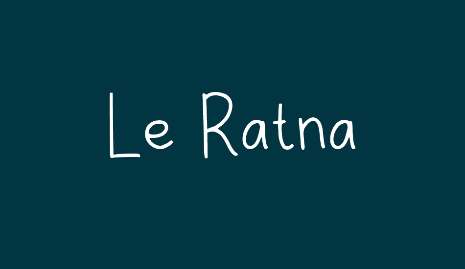 Le Ratna font big