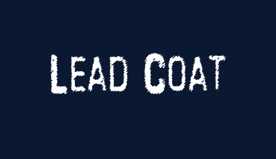 Lead Coat font big