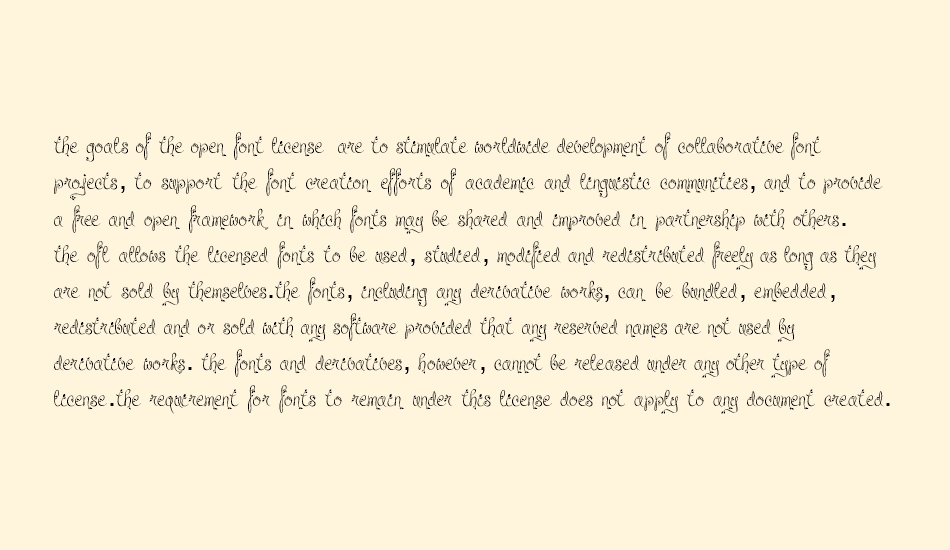 Leafyction font 1