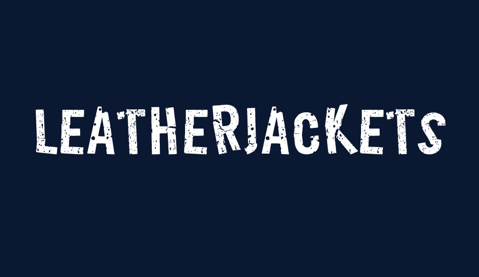 LeatherJackets font big