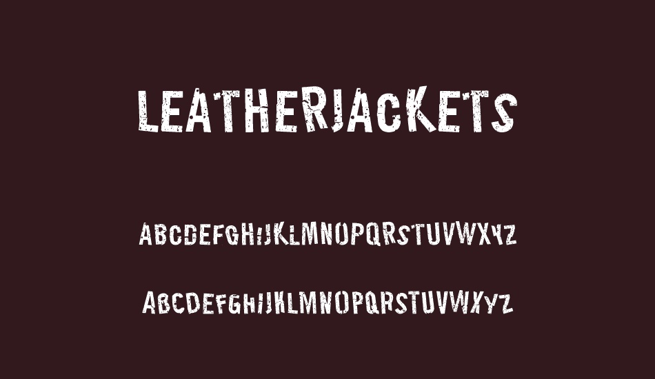 LeatherJackets font