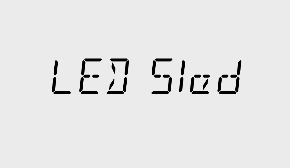 LED Sled font big