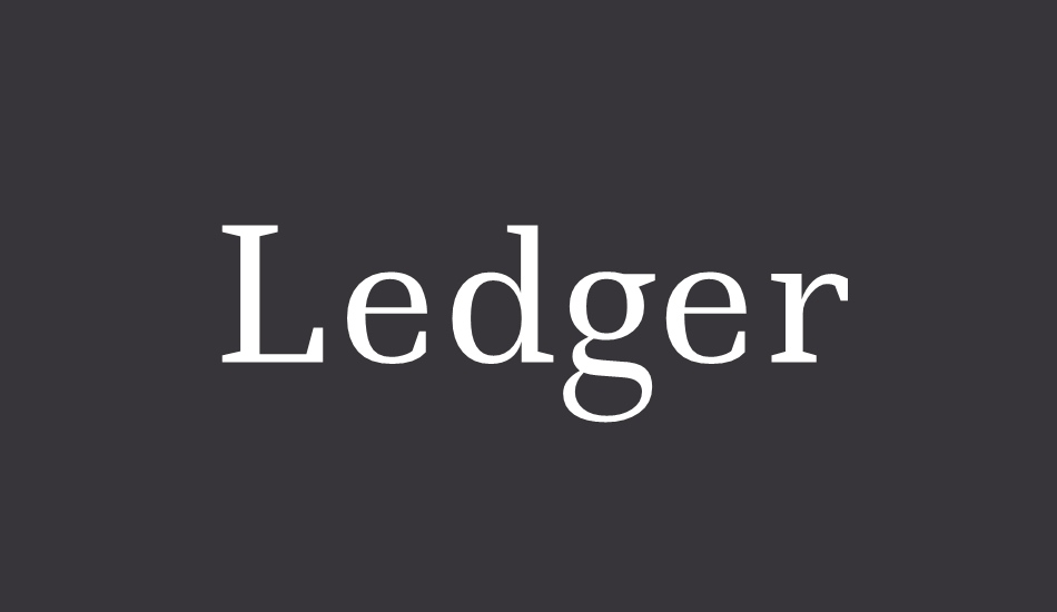 Ledger font big