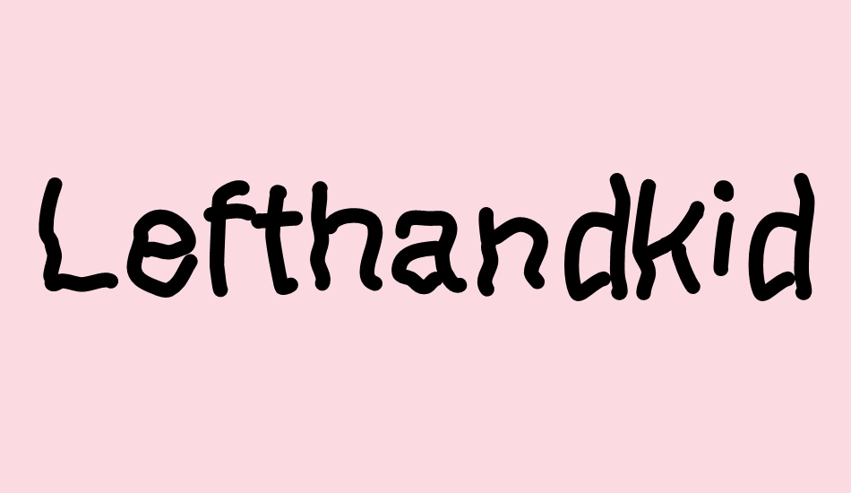Lefthandkids (null) font big