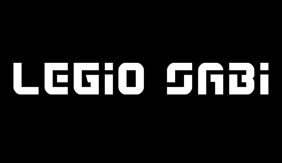 Legio Sabina font big