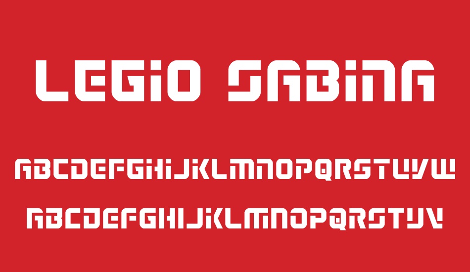 Legio Sabina font