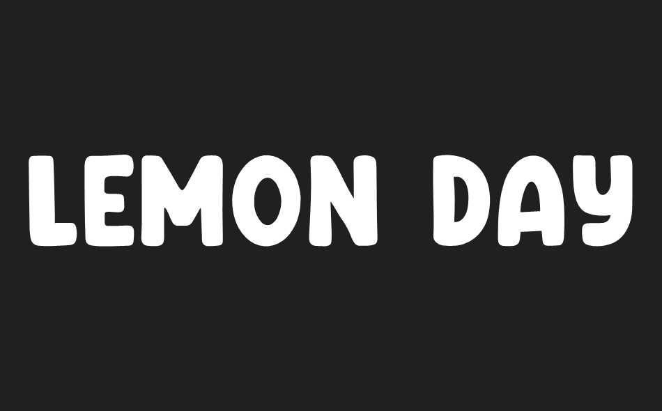 Lemon Days font big