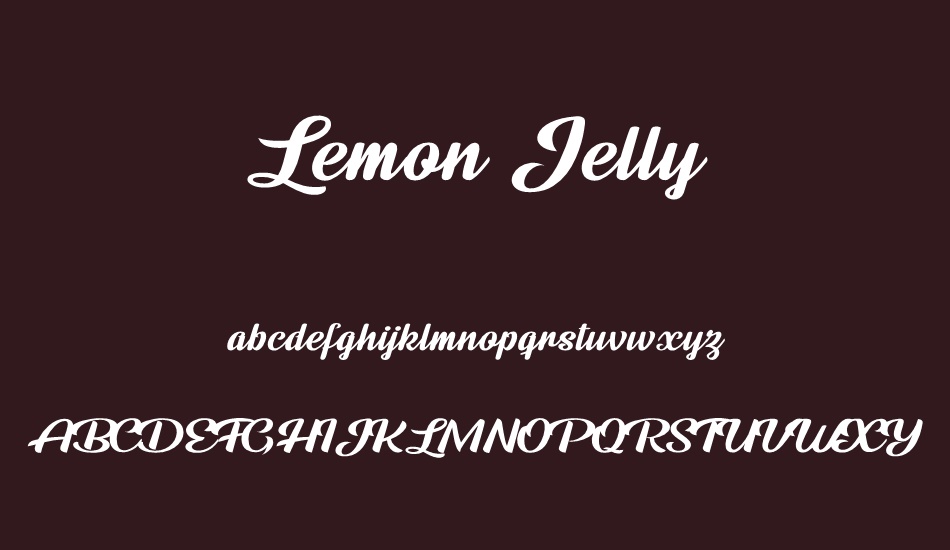 lemon-jelly-personal-use font