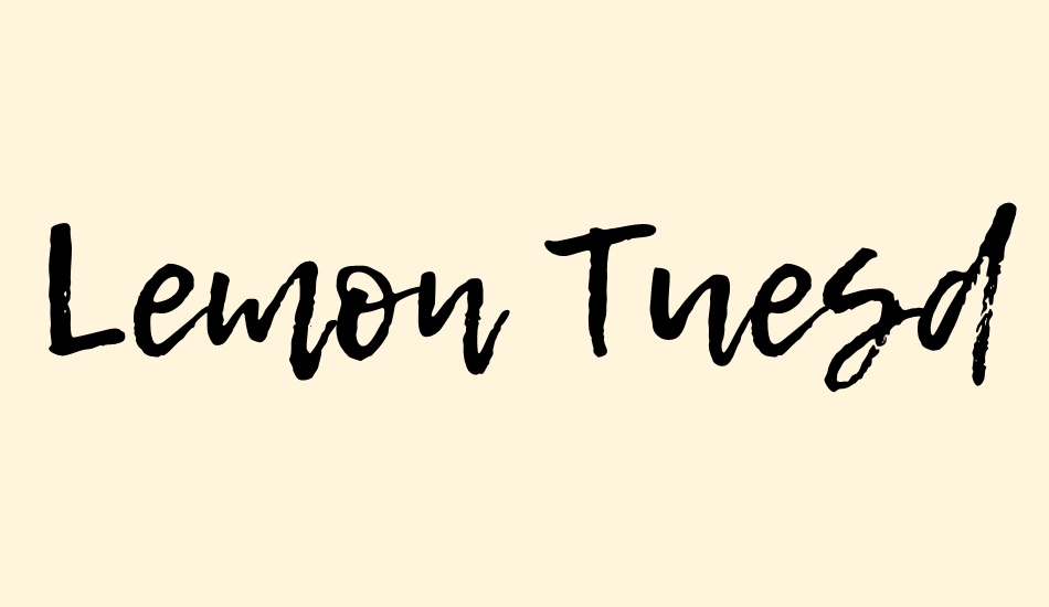 lemon-tuesday font big