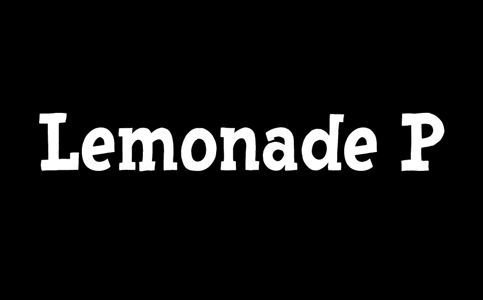 Lemonade Peach font big