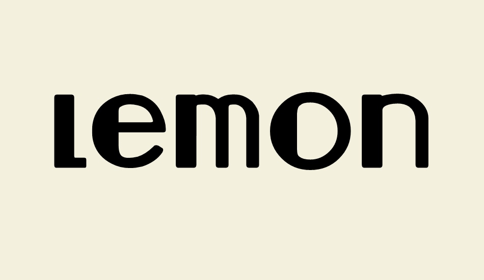 Lemondrop font big