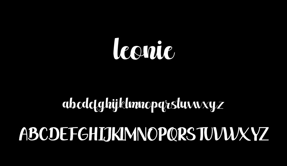 leonie font