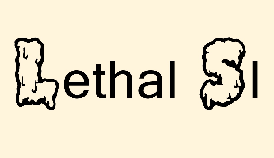 Lethal Slime font big