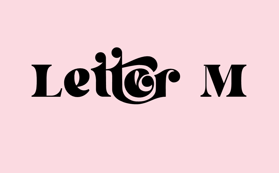 Letter Magic font big