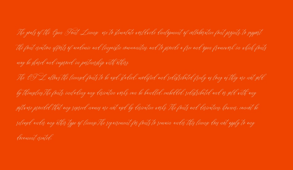 Letternisa Slant font 1