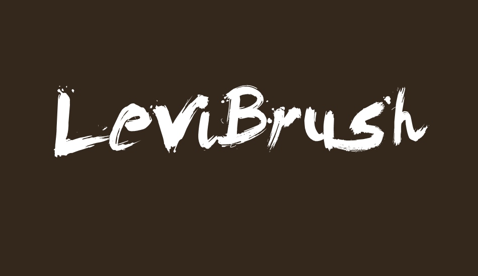 levibrush font big