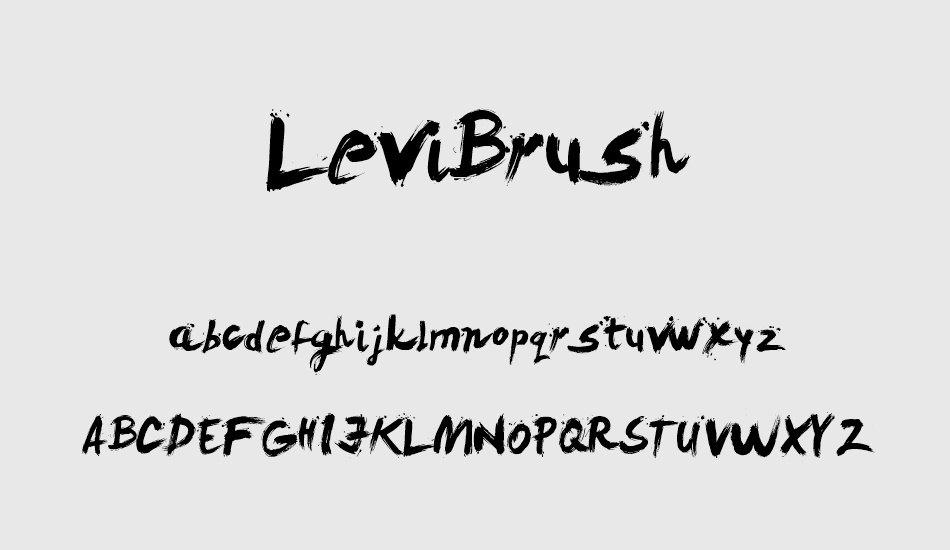 download font levi brush