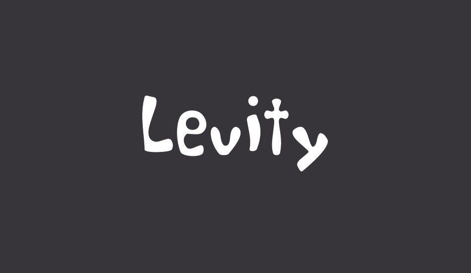 Levity font big