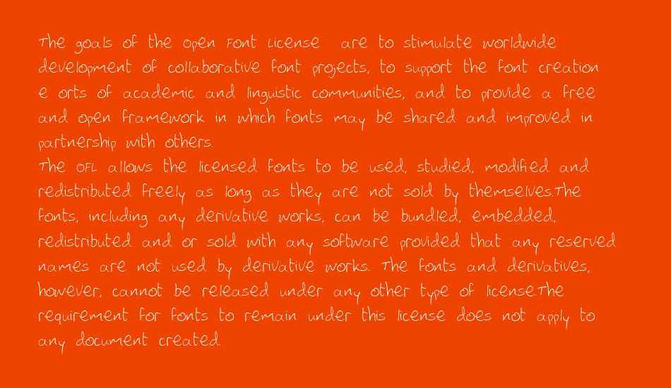 Lewis hand font 1