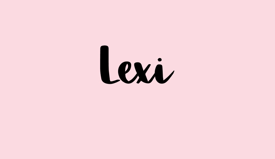 Lexi font big