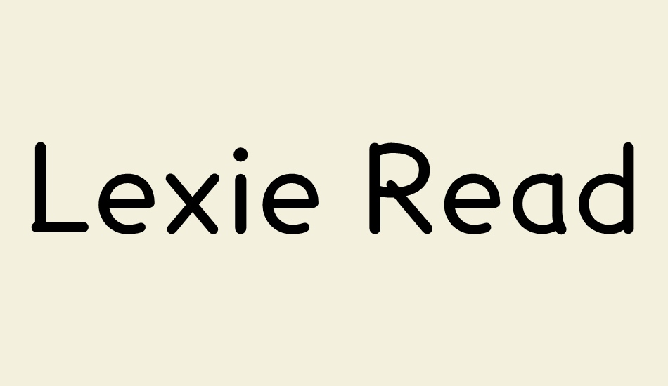 Lexie Readable font big