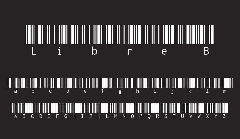 Libre Barcode 39 Extended Text font