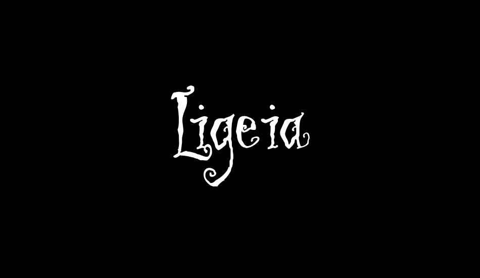 Ligeia Demo font big