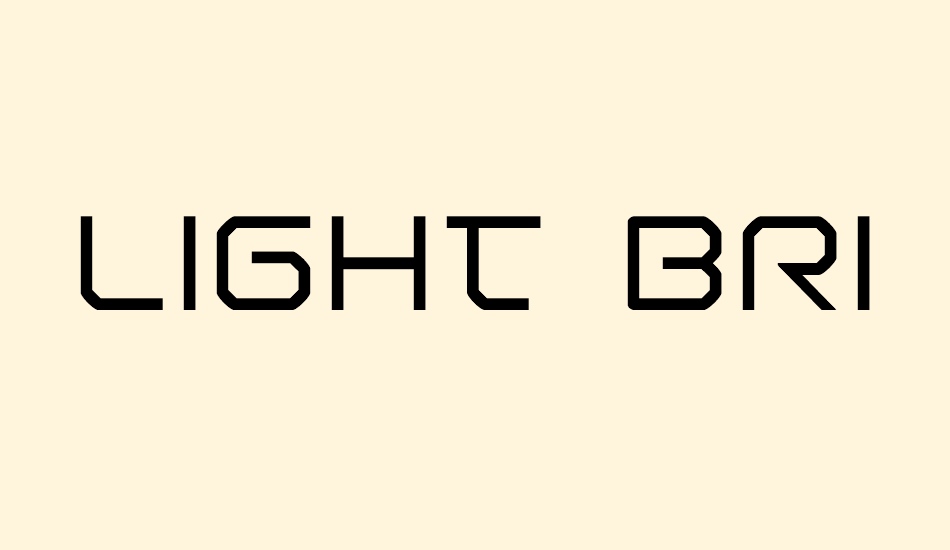 Light Brigade font big