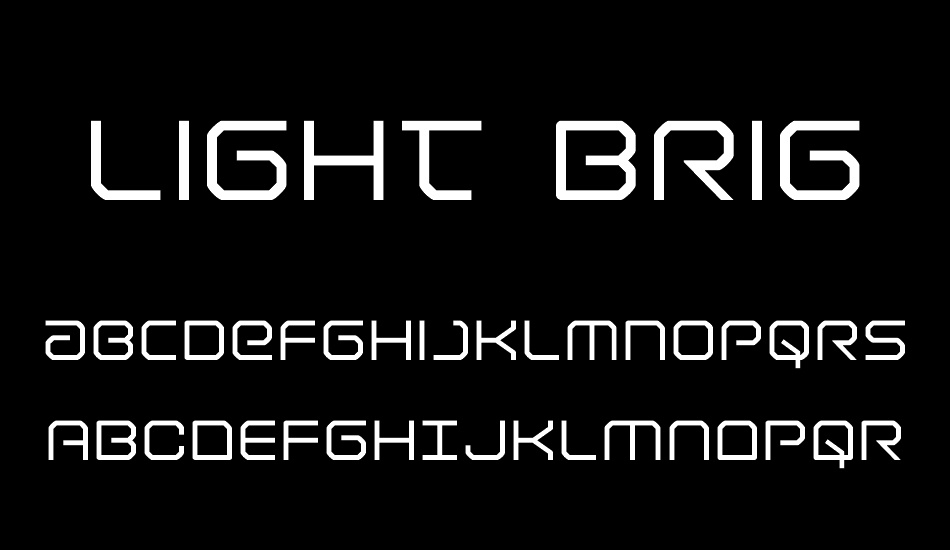 Light Brigade font