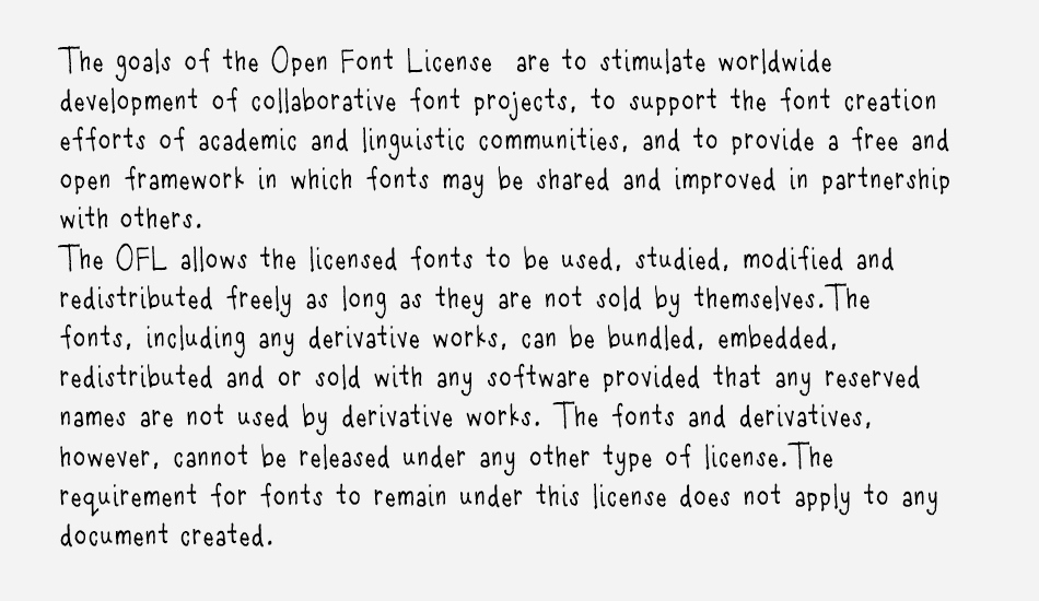 Light of the World font 1