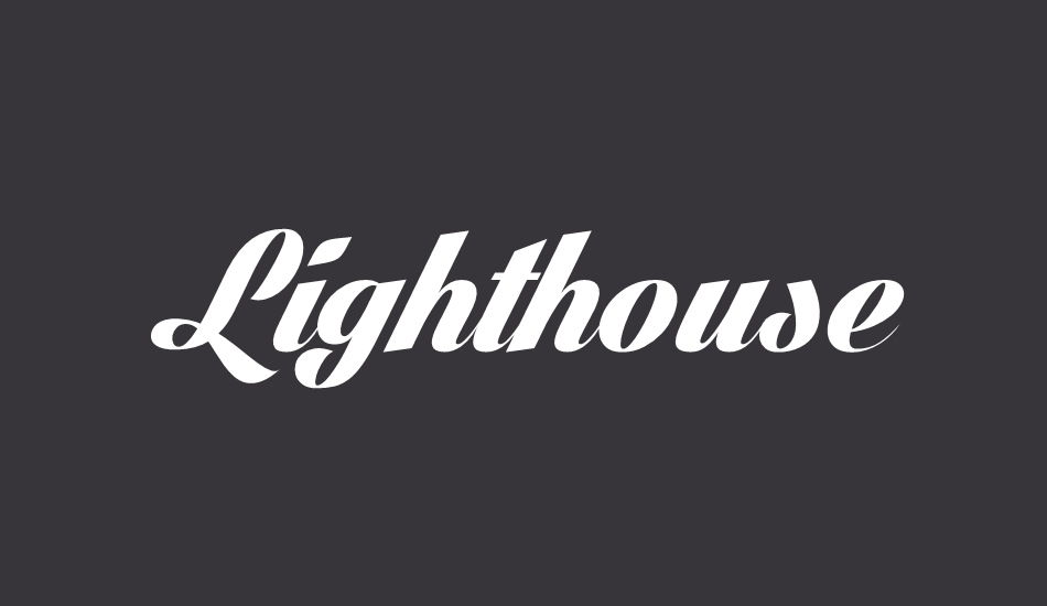 Lighthouse Personal Use font big
