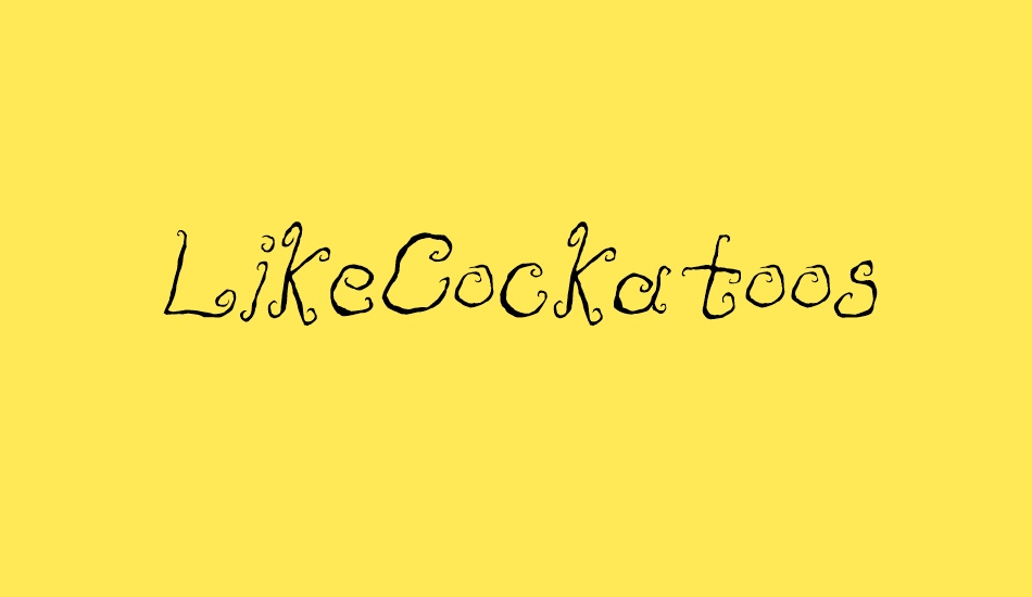 LikeCockatoos font big