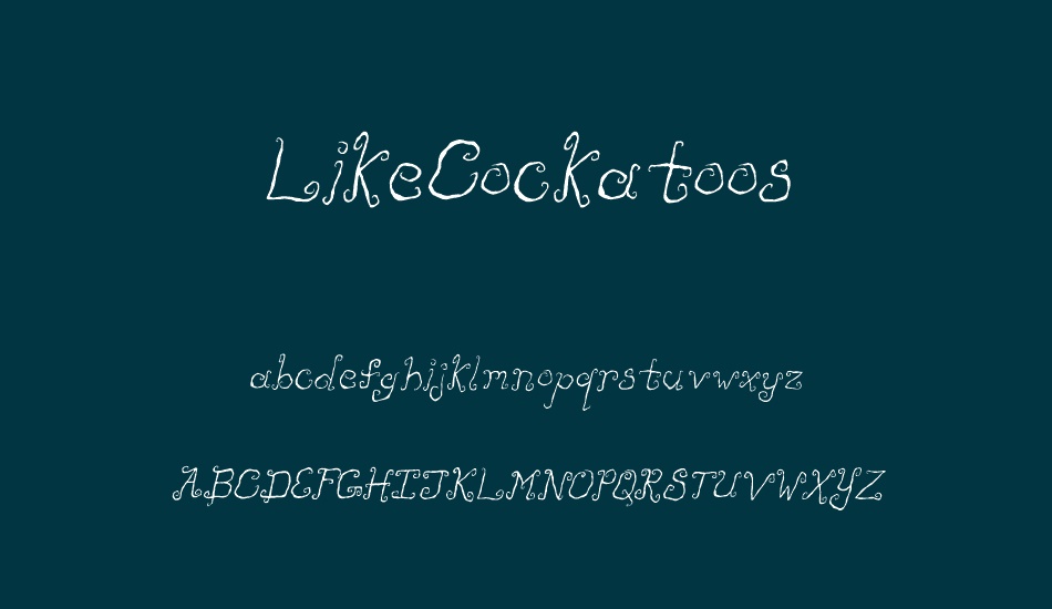 LikeCockatoos font