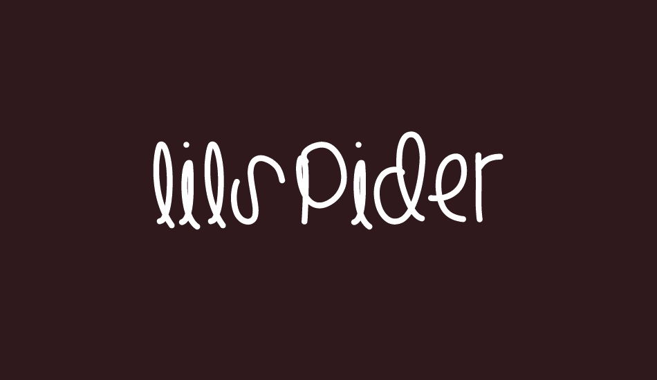 LilSpider font big